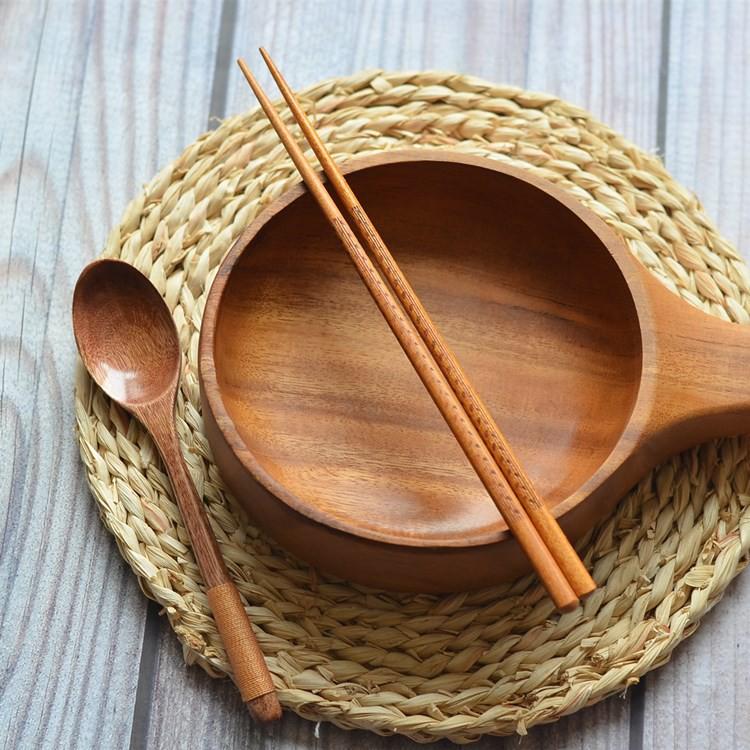 現貨稀！27／22.5CM超推薦加長料理木筷！稻穗花紋火鍋筷公筷日式尖頭筷油炸撈麵單身筷子【CH534】-細節圖5