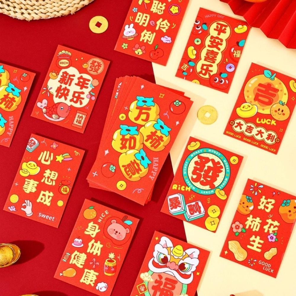 2026 馬年紅包袋 「一套6入」紅包袋 燙金紅包 紅包 新年紅包 過年紅包 結婚紅包 可愛紅包 春節【G+ Life】-細節圖7
