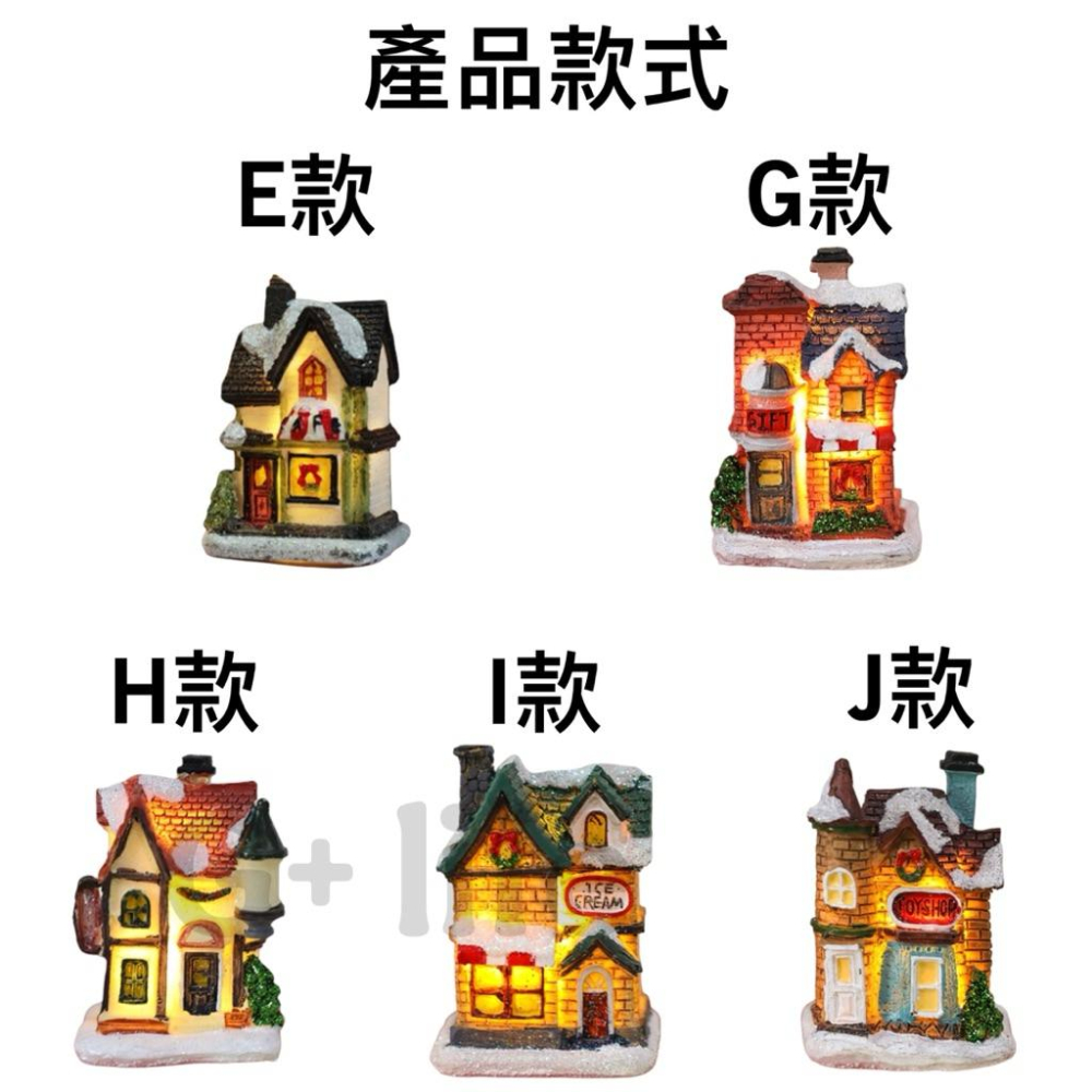 聖誕節 聖誕小屋 暖光小屋 裝飾小夜燈 溫馨夜燈 夜燈小屋 聖誕擺飾 桌面擺飾 小夜燈 聖誕禮物 禮物【G+ Life】-細節圖4