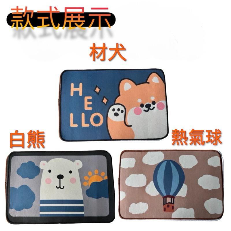 台灣現貨-隔日出/卡通水晶絨地墊40*60 廚房地墊 防水地墊 地毯 腳踏墊 踏墊 地墊 臥室地墊 防滑地墊 家用地墊-細節圖7