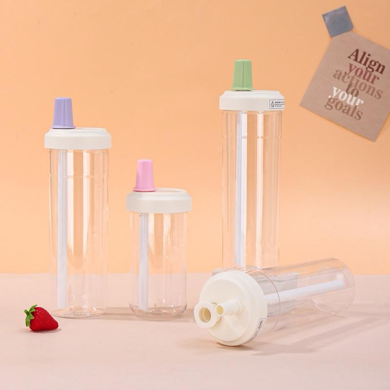 臺灣TW現貨-珍奶隨行杯 珍珠奶茶杯 環保杯 搖搖杯 飲料杯 手搖杯 隨行杯 吸管杯 大象杯 水壺 水杯 大容量 粗吸管-細節圖3