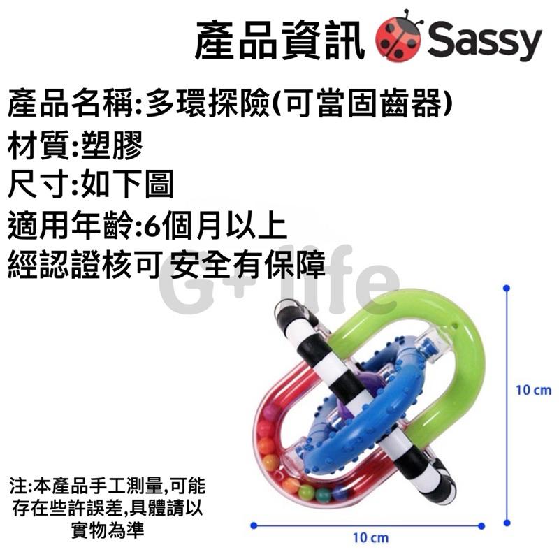 台灣現貨-美國 Sassy 多環探險 兒童玩具 固齒器 寶寶玩具 嬰兒 幼兒 寶寶固齒器 磨牙 長牙-細節圖7