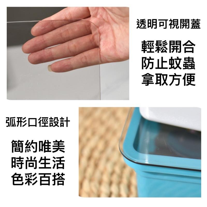 台灣現貨隔日-防塵透明收納盒 筷盒 筷子盒 餐具盒  透明收納盒 雜物收納盒 化妝品收納盒 瀝水盒 化妝品納盒 收納盒-細節圖7