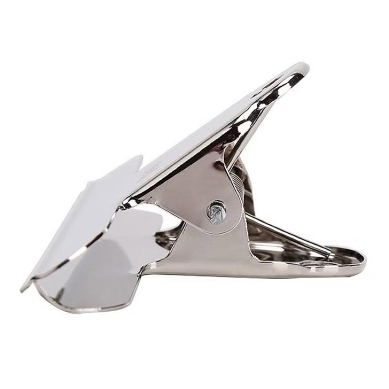 台灣現貨/隔日-不鏽鋼山形夾 麻將夾 鋼夾 鐵夾 大山夾 山型夾 文具夾 夾子 文具 資料整理-細節圖4