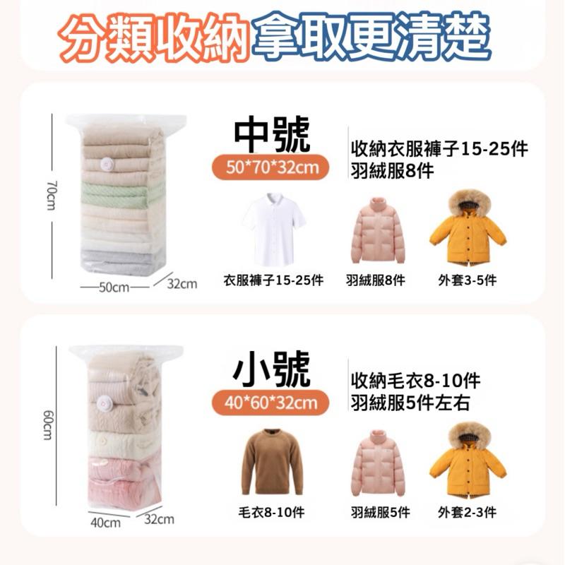 台灣現貨/隔日-真空壓縮袋 多款尺寸 壓縮袋 衣物收納 收納袋 真空袋 高密封 行李壓縮袋 衣物壓縮袋 換季收納袋-細節圖9