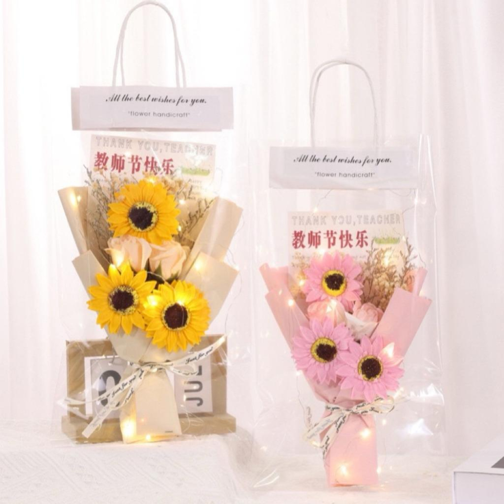 台灣現貨/隔日-香皂花花束 香皂花 母親節花束 永生花 乾燥花 玫瑰花 康乃馨 情人節花束 畢業花束 情人節禮物-細節圖7