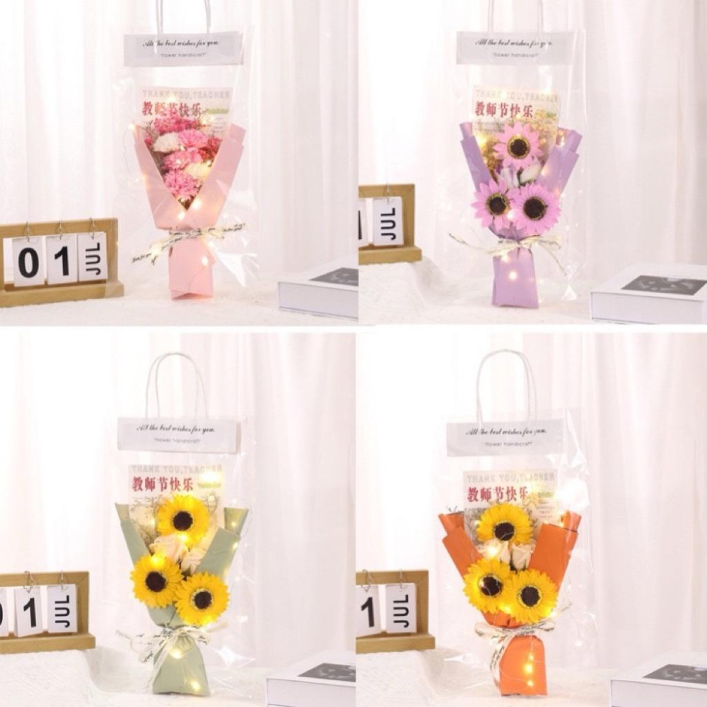 台灣現貨/隔日-香皂花花束 香皂花 母親節花束 永生花 乾燥花 玫瑰花 康乃馨 情人節花束 畢業花束 情人節禮物-細節圖8