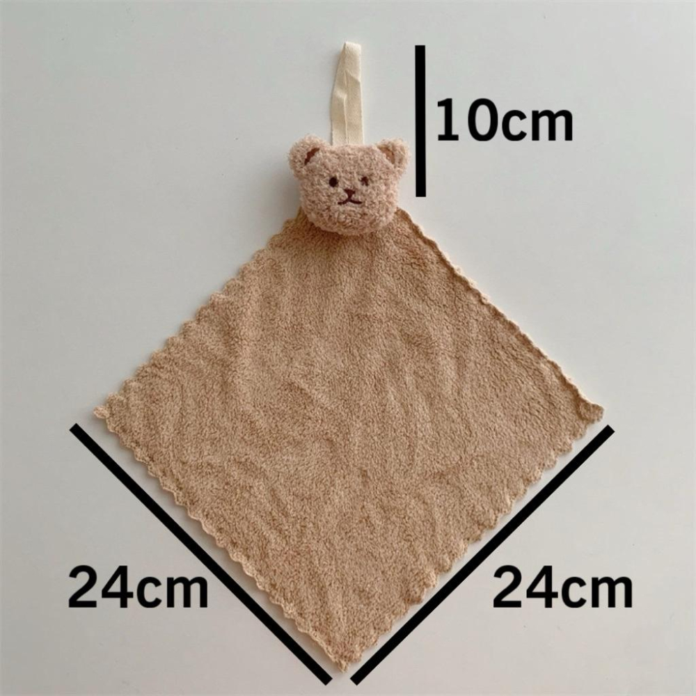 台灣現貨/隔日-小熊擦手巾 壁掛擦手巾 毛巾 擦手巾 小方巾 廚房擦手巾 壁掛擦手巾 吸水擦手巾 手帕 廁所擦手 吸水布-細節圖8