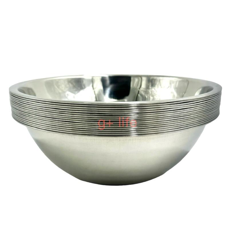 臺灣TW現貨-304沙拉盆、鐵盆、料理盆（輕薄款）打蛋盆 料理盆 攪拌盆 和麵盆 湯盆 鋼盆 不鏽鋼盆 調理盆-細節圖4