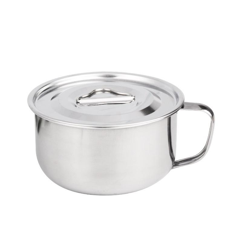 台灣現貨-隔日出/不鏽鋼泡麵碗/單耳手柄 便當碗 隔熱碗 便當盒 泡麵碗 餐盒 小湯鍋 湯碗 帶蓋碗 不銹鋼碗-細節圖9