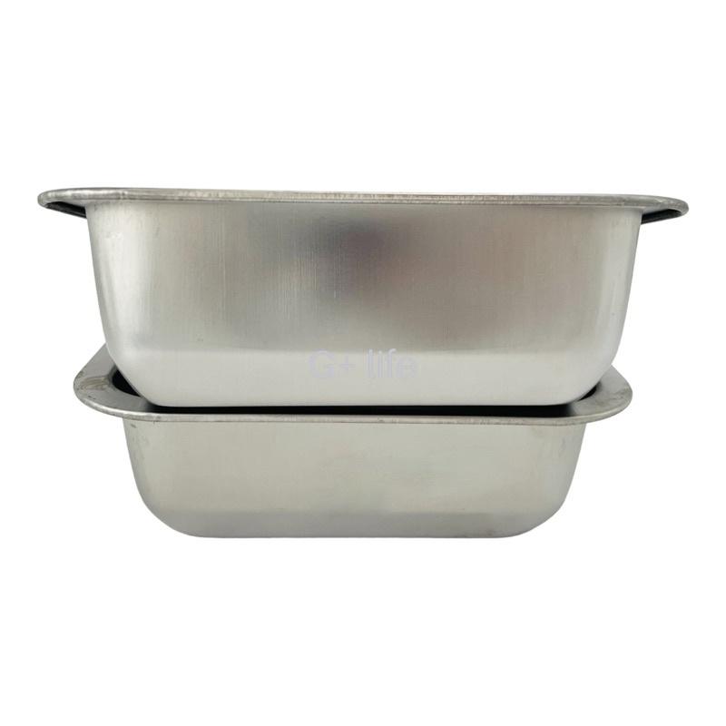 現貨-不鏽鋼方盤/燒烤盤/蒸飯盤/商用托盤（430） 茶盤 菜盤 水果盤 鐵盤 水餃盤 托盤 露營 備料盤 滴水盤 方盤-細節圖3