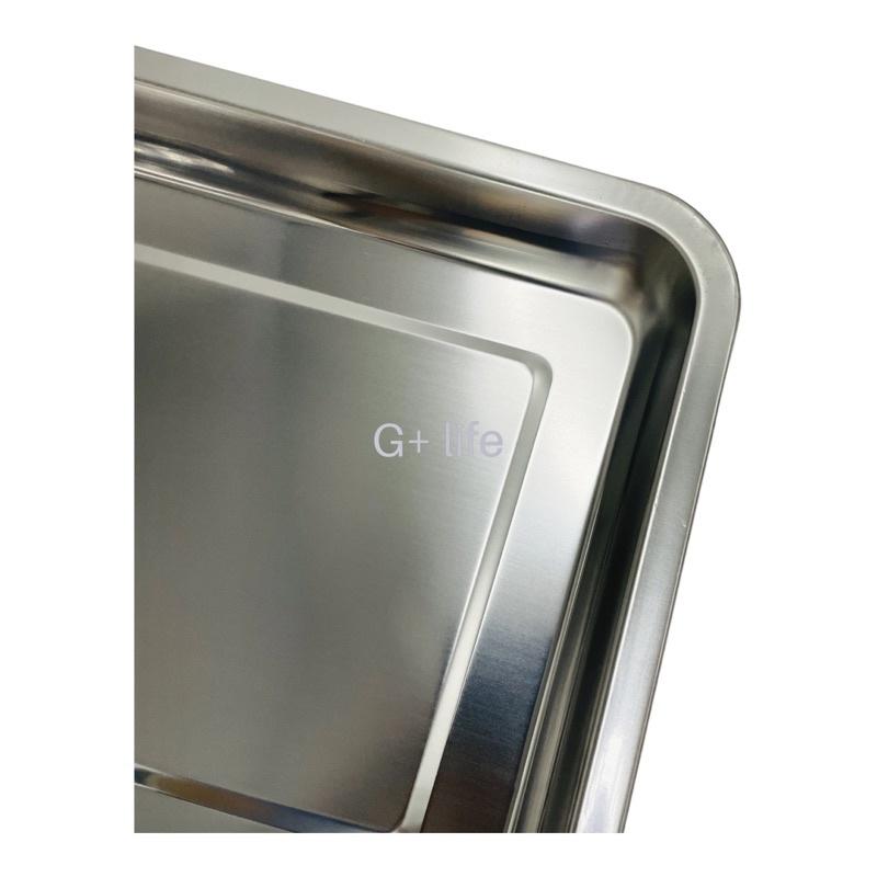 現貨-不鏽鋼方盤/燒烤盤/蒸飯盤/商用托盤（430） 茶盤 菜盤 水果盤 鐵盤 水餃盤 托盤 露營 備料盤 滴水盤 方盤-細節圖8