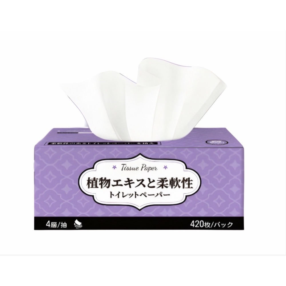 【G+ Life】植萃柔韌衛生紙 4層加厚 105抽(420張) 1提6包 1箱5提(30包)-細節圖2