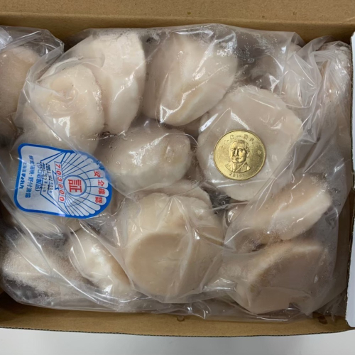 【 鮮選GO ! 】日本北海道 L 頂級大干貝 (1kg/21-25顆/盒)