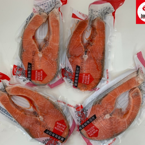 【 鮮選GO ! 】智利厚切鮭魚片(14片/箱；430g±10%/片 包冰率約5%)