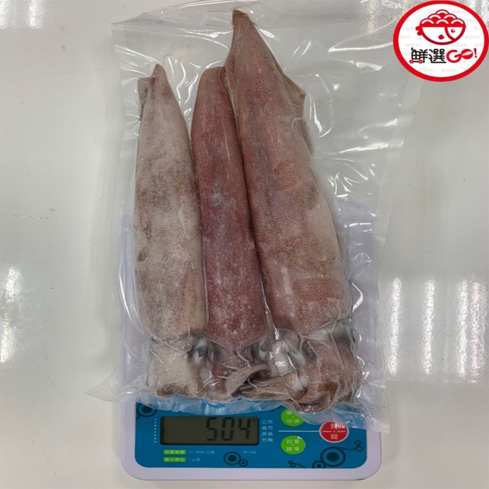 【鮮選GO !】活凍鮮透抽中卷(500g±10%/21-30cm/2-3尾保護冰)-細節圖2