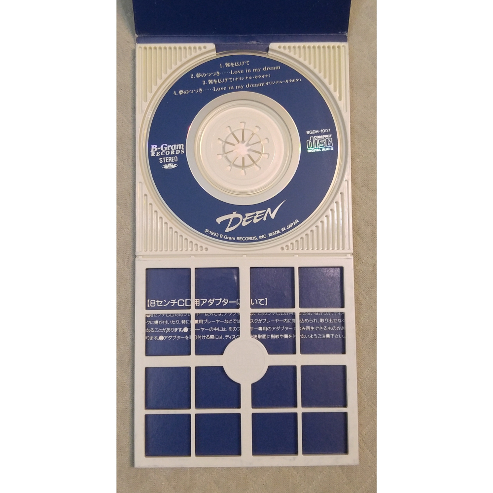 DEEN - 翼を広げて (2)   日版 二手單曲 CD-細節圖6