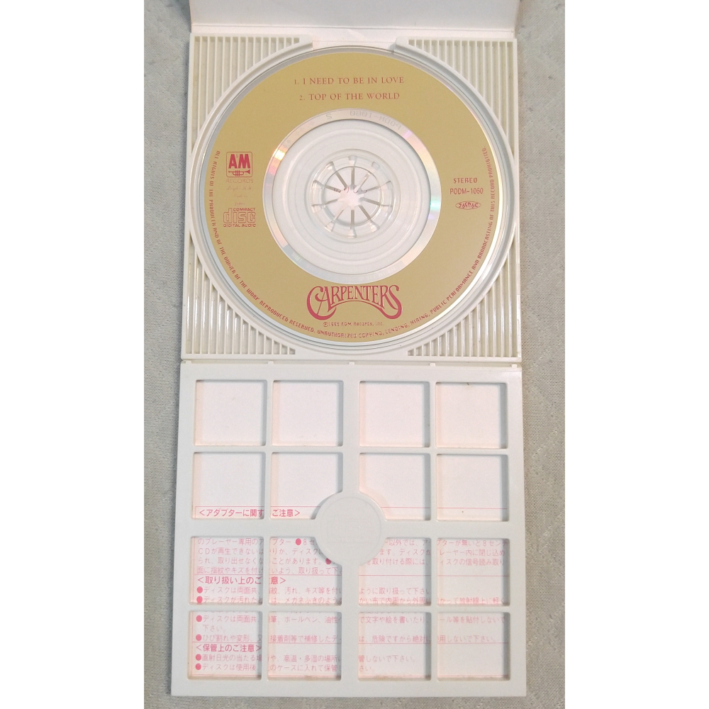 CARPENTERS (木匠兄妹) - 青春の輝き (I NEED TO BE IN LOVE) 日版 二手單曲 CD-細節圖6
