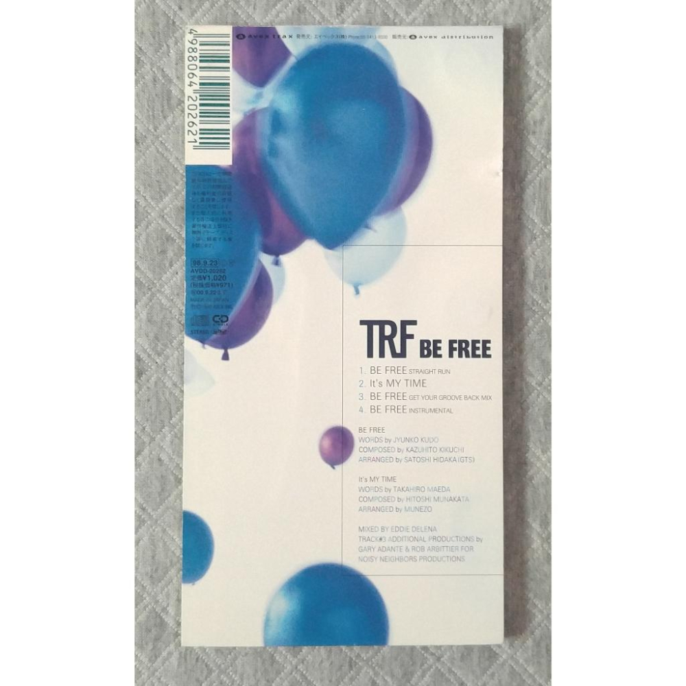 trf - BE FREE   日版 二手單曲 CD-細節圖2