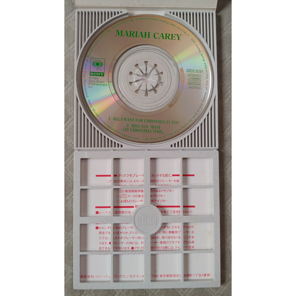 Mariah Carey - All I Want For Christmas Is You   日版 二手單曲 CD-細節圖7