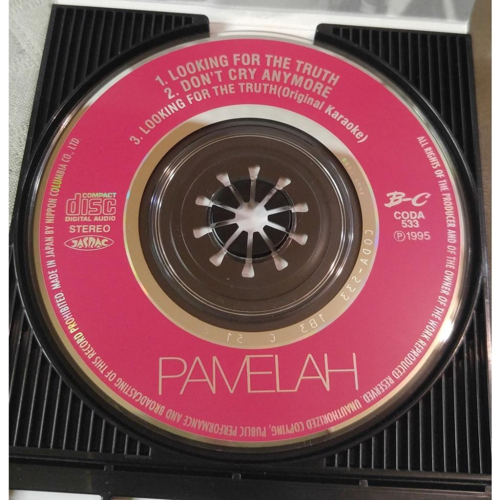 PAMELAH - LOOKING FOR THE TRUTH   日版 二手單曲 CD-細節圖5