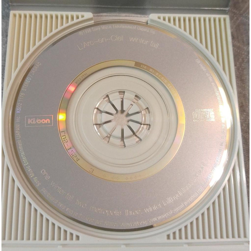 L＇Arc〜en〜Ciel(彩虹樂團) - winter fall (2)   日版 二手單曲 CD-細節圖4