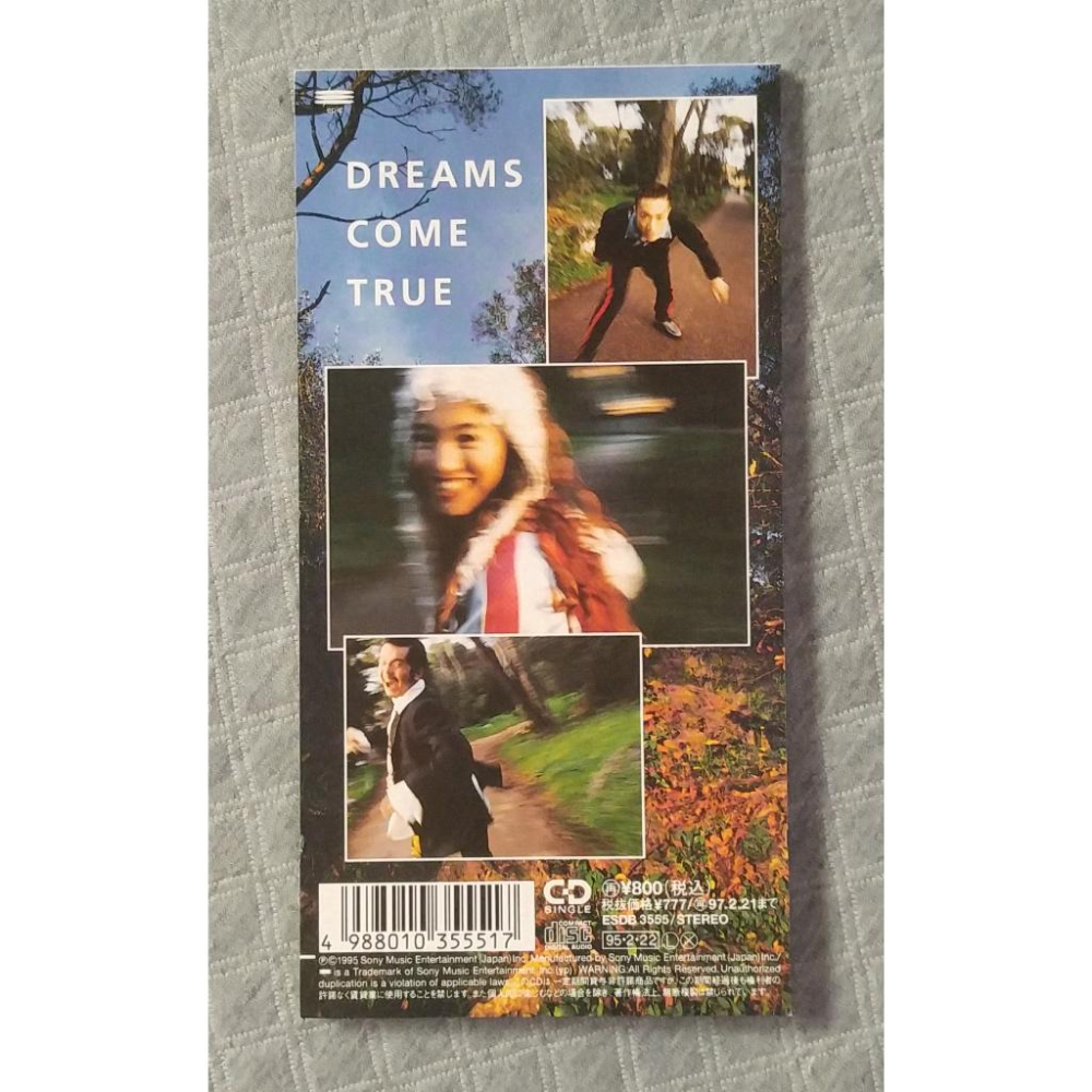 DREAMS COME TRUE - サンキュ.／The Signs of LOVE (2)   日版 二手單曲 CD-細節圖2