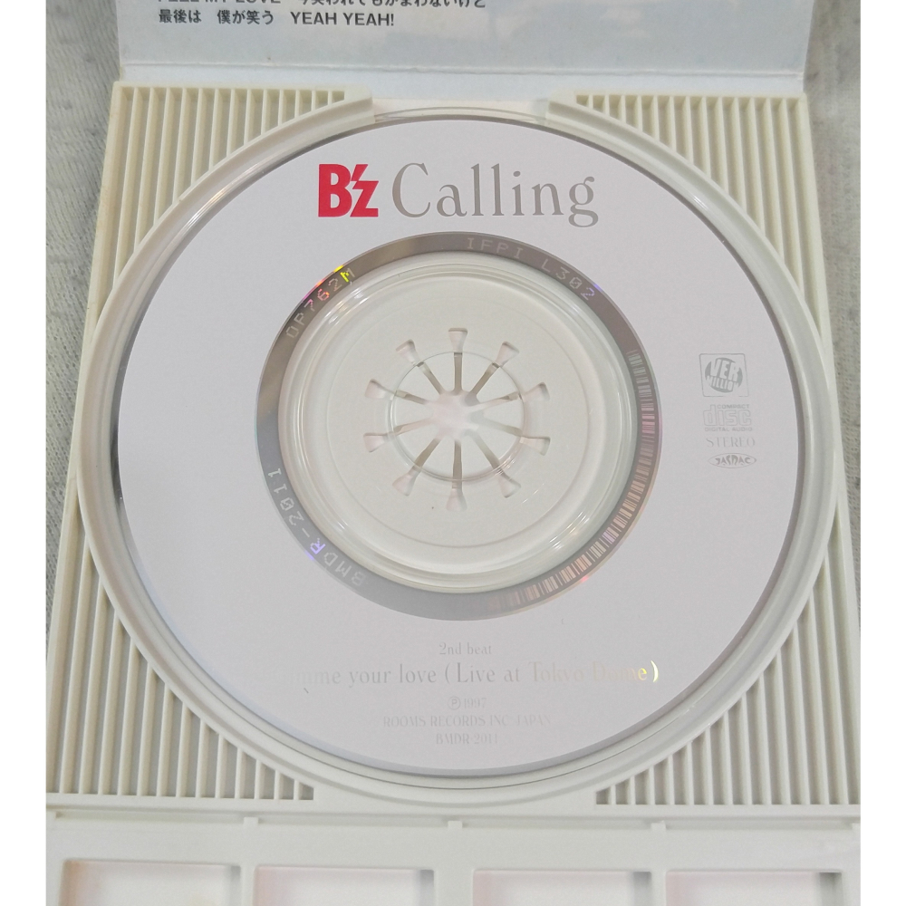B＇z - calling   日版 二手單曲 CD-細節圖7