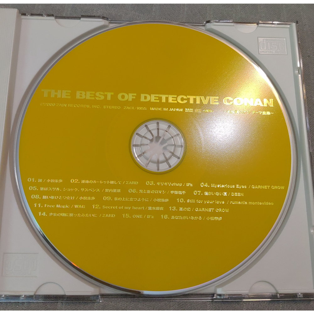 THE BEST OF DETECTIVE CONAN ～名偵探柯南 主題曲合集～   日版 二手  CD-細節圖7