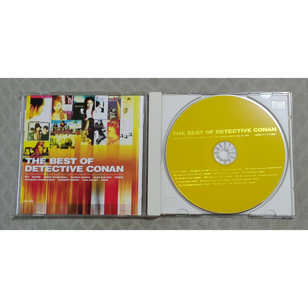 THE BEST OF DETECTIVE CONAN ～名偵探柯南 主題曲合集～   日版 二手  CD-細節圖5