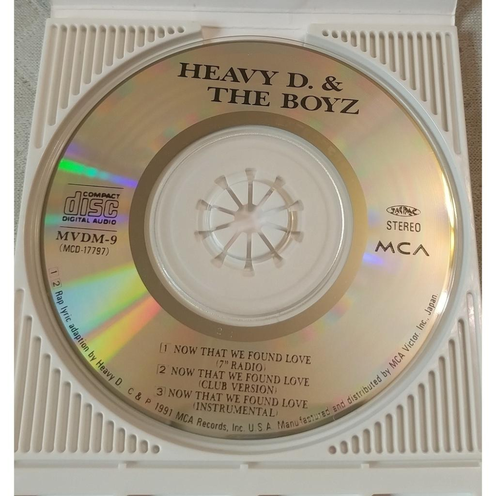 HEAVY D. & THE BOYZ - NOW THAT WE FOUND LOVE   日版 二手單曲 CD-細節圖4