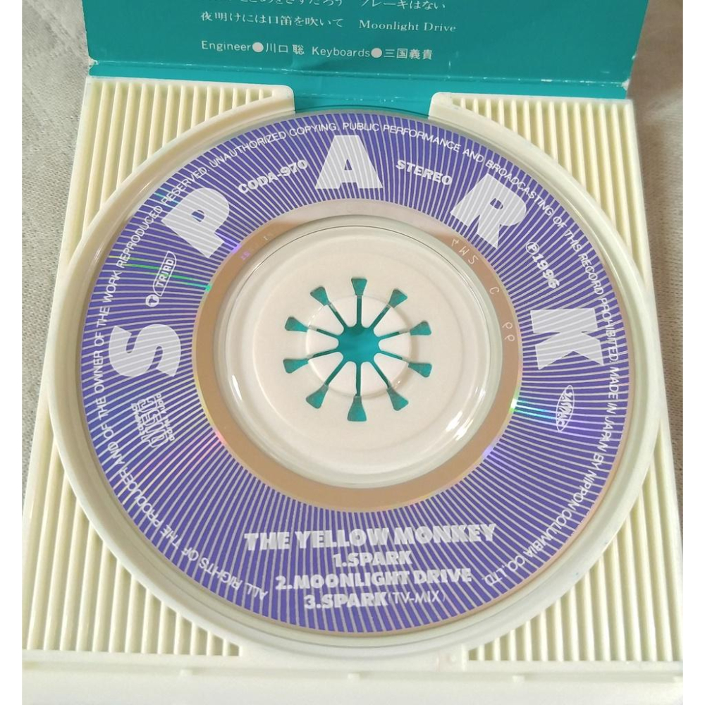 THE YELLOW MONKEY - SPARK 日版二手單曲CD - 童青之CD賣場