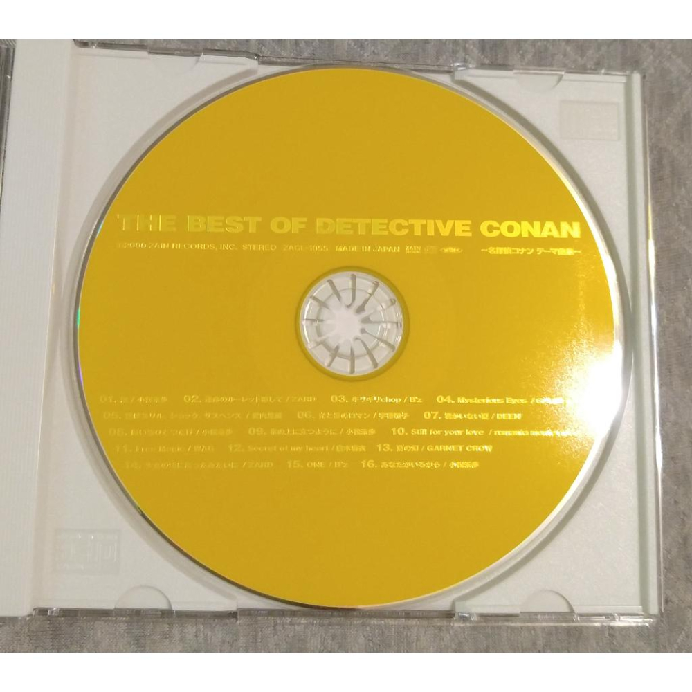THE BEST OF DETECTIVE CONAN ～名偵探柯南 主題曲合集～ (2)   日版 二手 CD-細節圖4