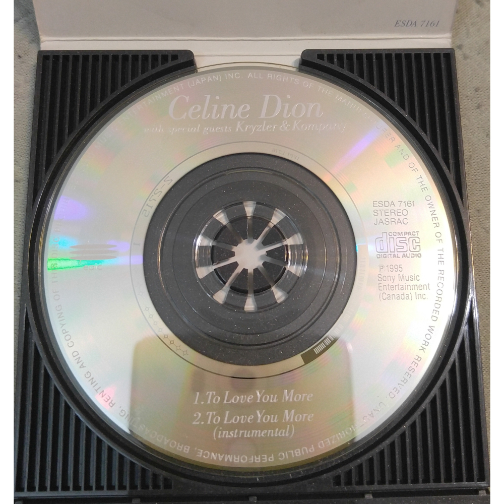 CELINE DION - To Love You More   日版 二手單曲 CD-細節圖6