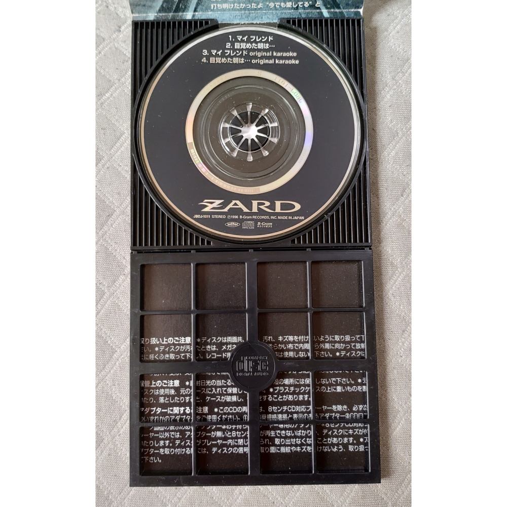 ZARD - マイ フレンド  (2) (灌籃高手 片尾曲)   日版 二手單曲 CD-細節圖6