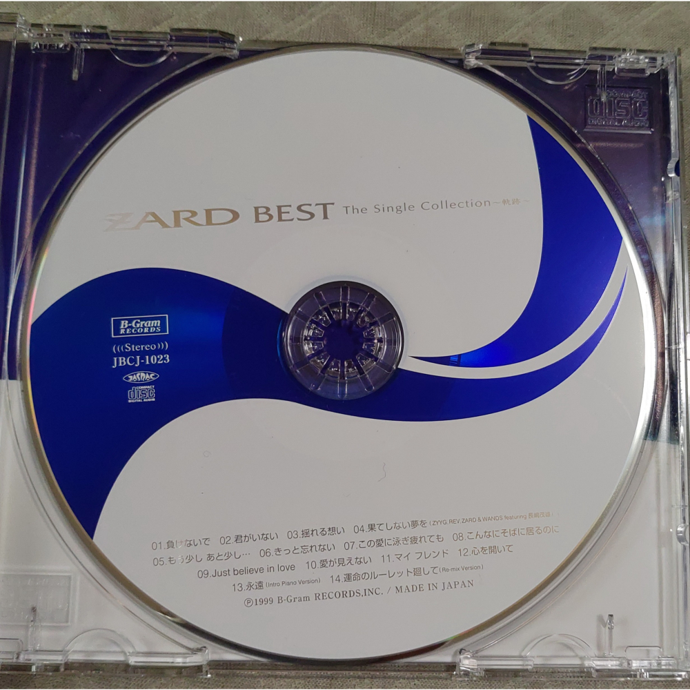 ZARD - ZARD BEST～Single Collection 軌跡～ (含初回限定寫真冊)  日版 二手 CD-細節圖4