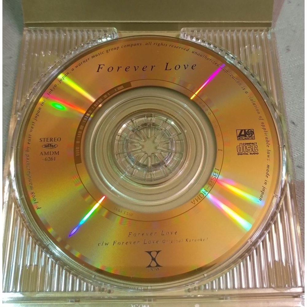 X JAPAN - Forever Love (1998年 金碟版) 日版 二手單曲 CD