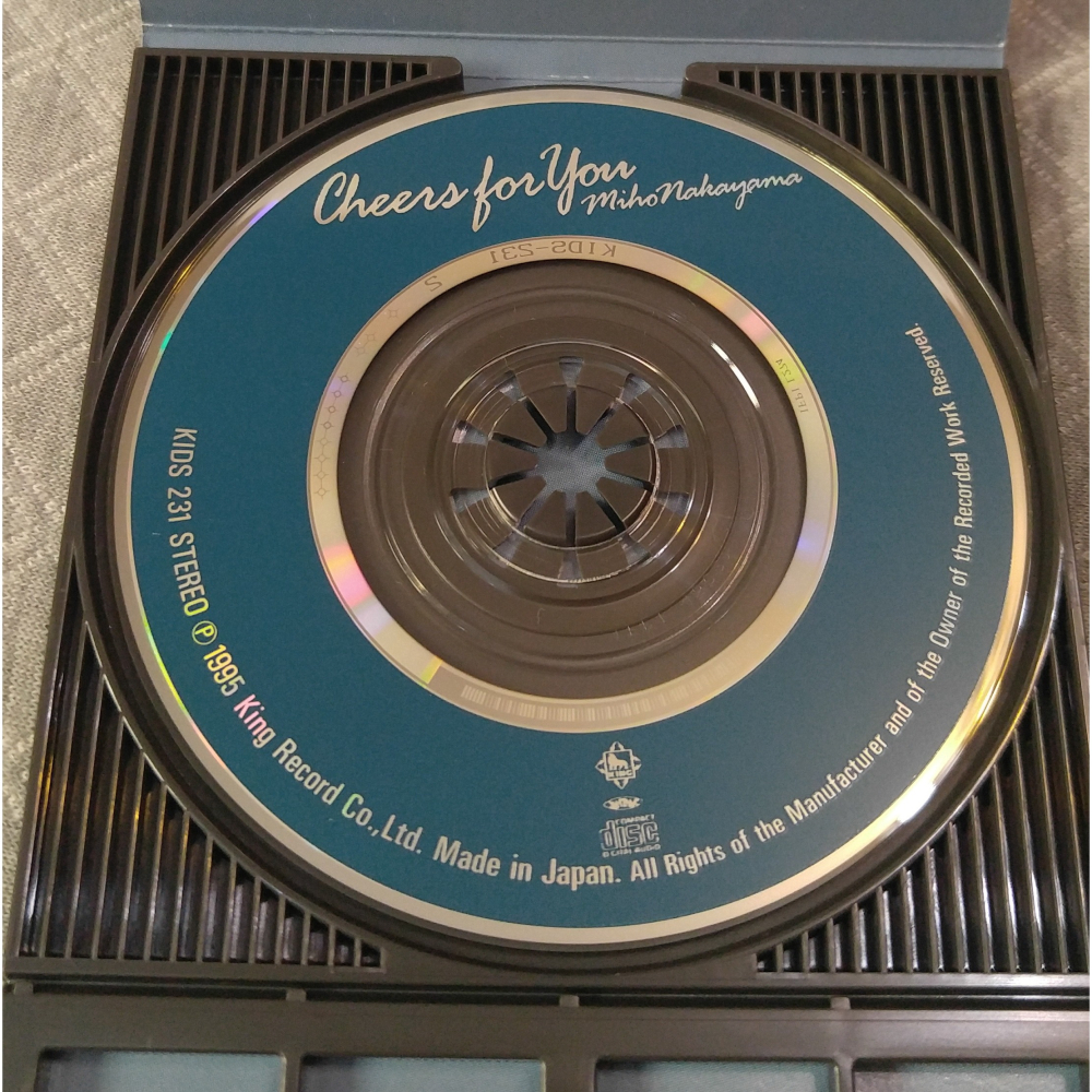 中山美穗 - CHEERS FOR YOU   日版 二手單曲 CD-細節圖4