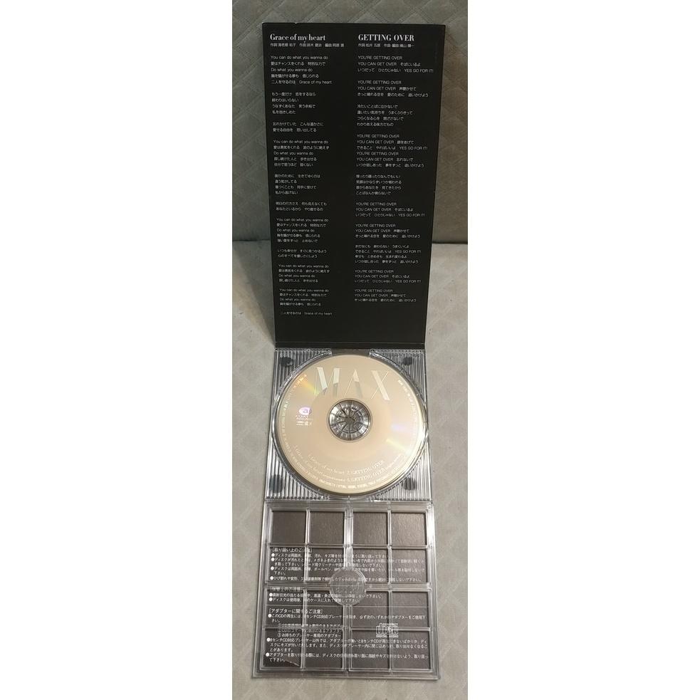 MAX - Grace of my heart／GETTING OVER   日版 二手單曲 CD-細節圖3