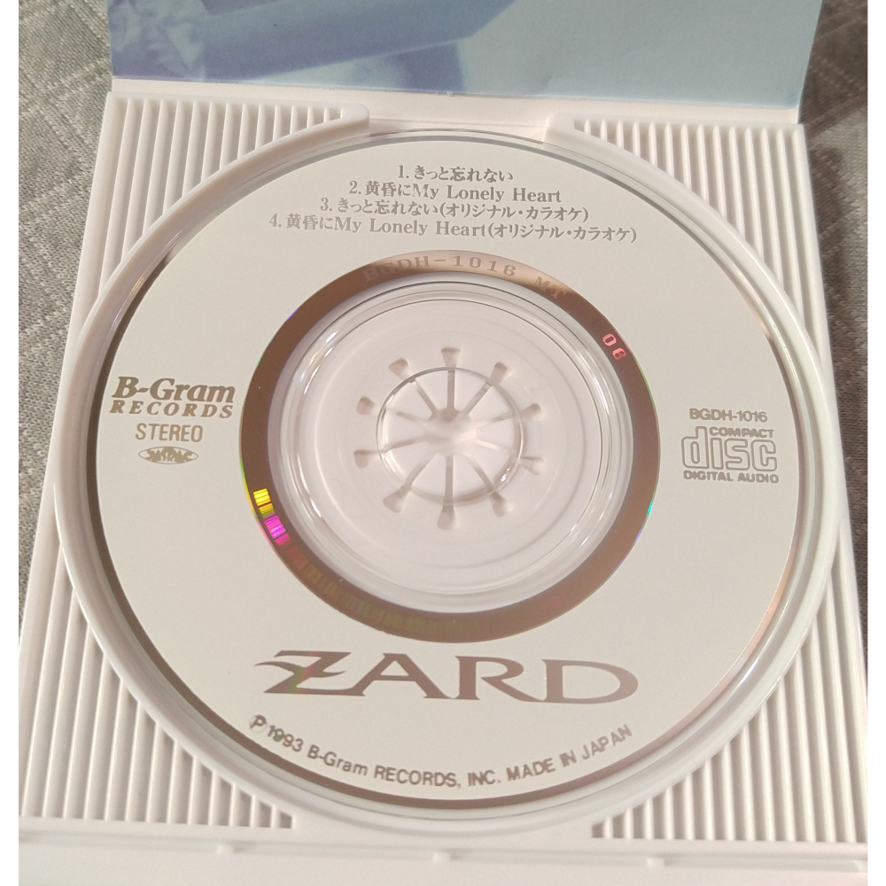 ZARD - きっと忘れない   日版 二手單曲 CD-細節圖6