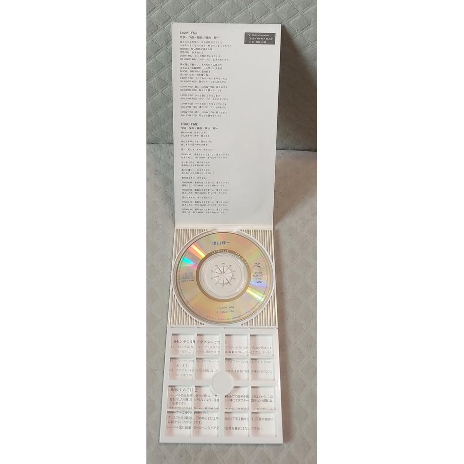 橫山輝一 - Lovin＇ You   日版 二手單曲 CD-細節圖4