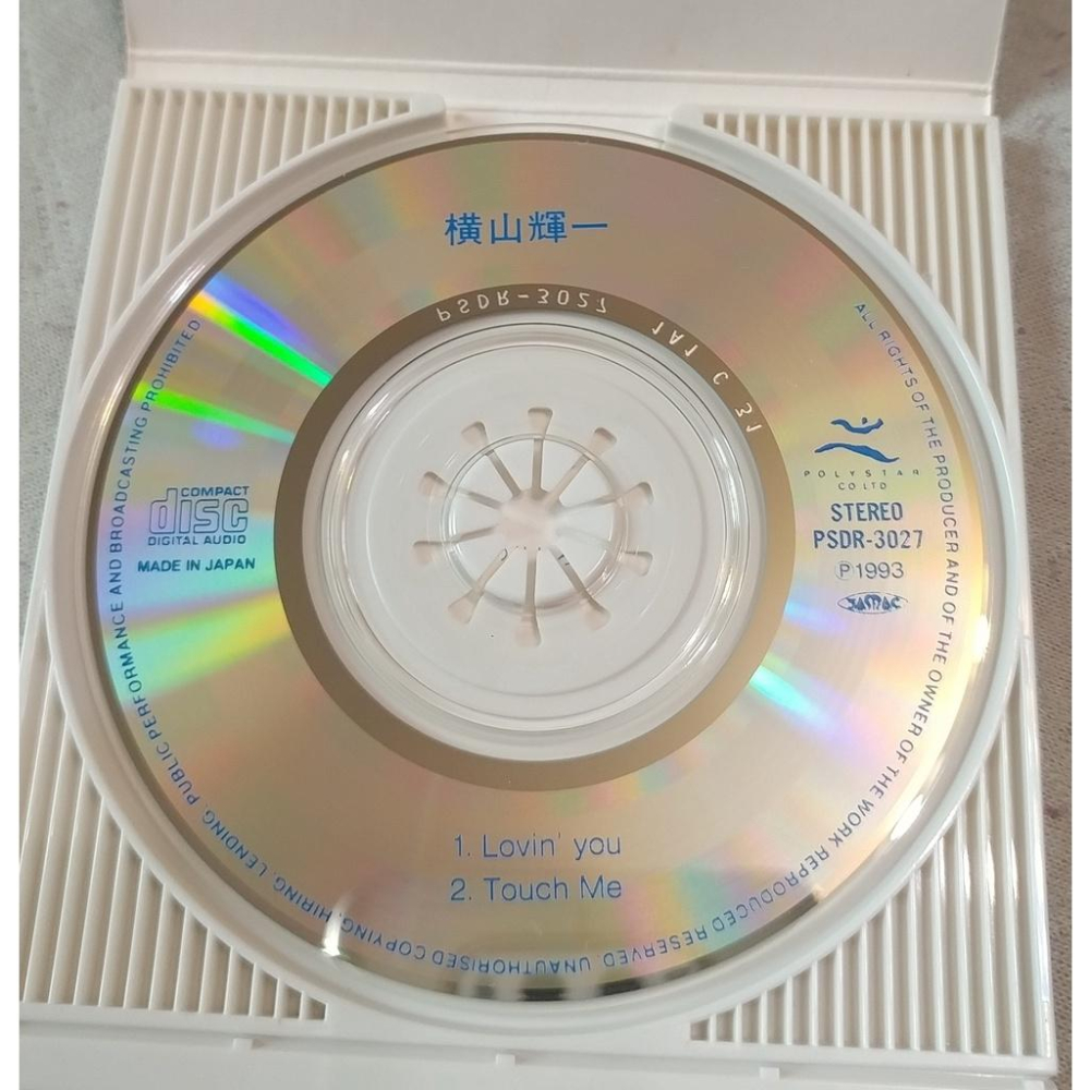 橫山輝一 - Lovin＇ You   日版 二手單曲 CD-細節圖5
