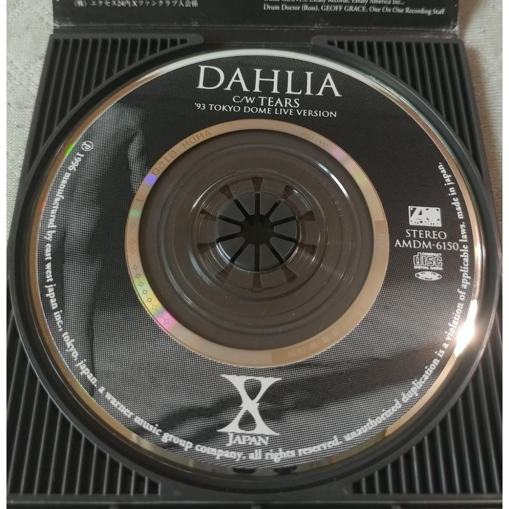 X JAPAN - DAHLIA   日版 二手單曲 CD-細節圖5