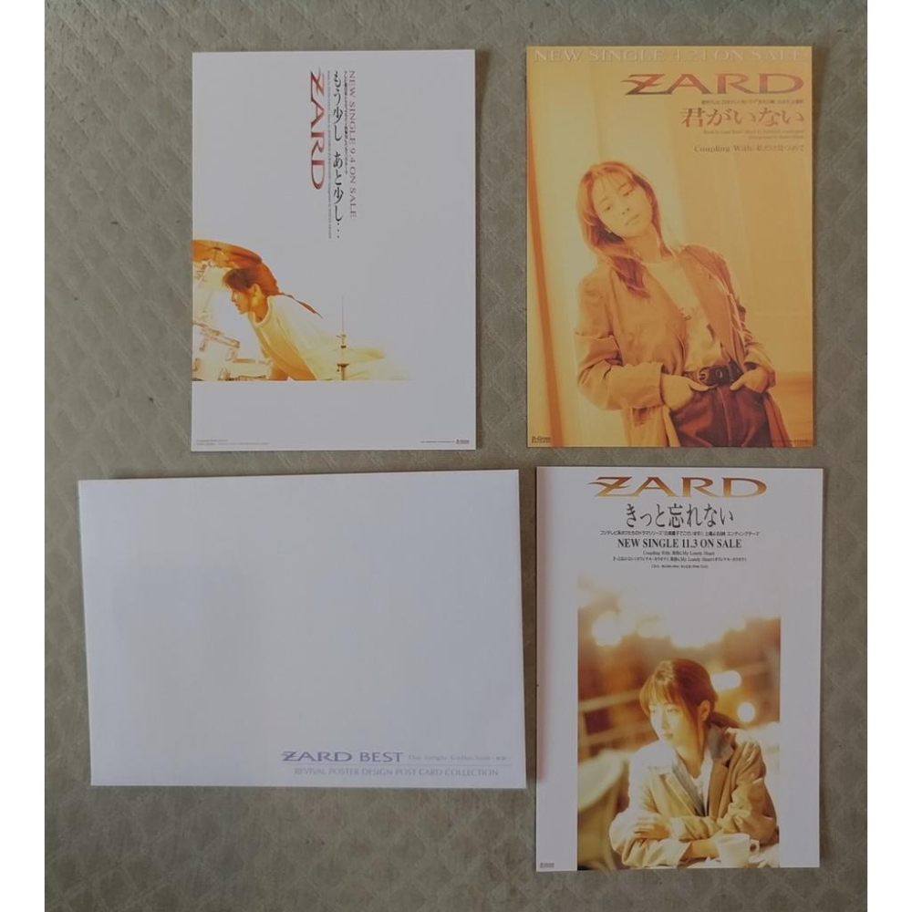 ZARD - ZARD BEST～Single Collection 軌跡～的 抽獎明信片 日版 新古品 明信片