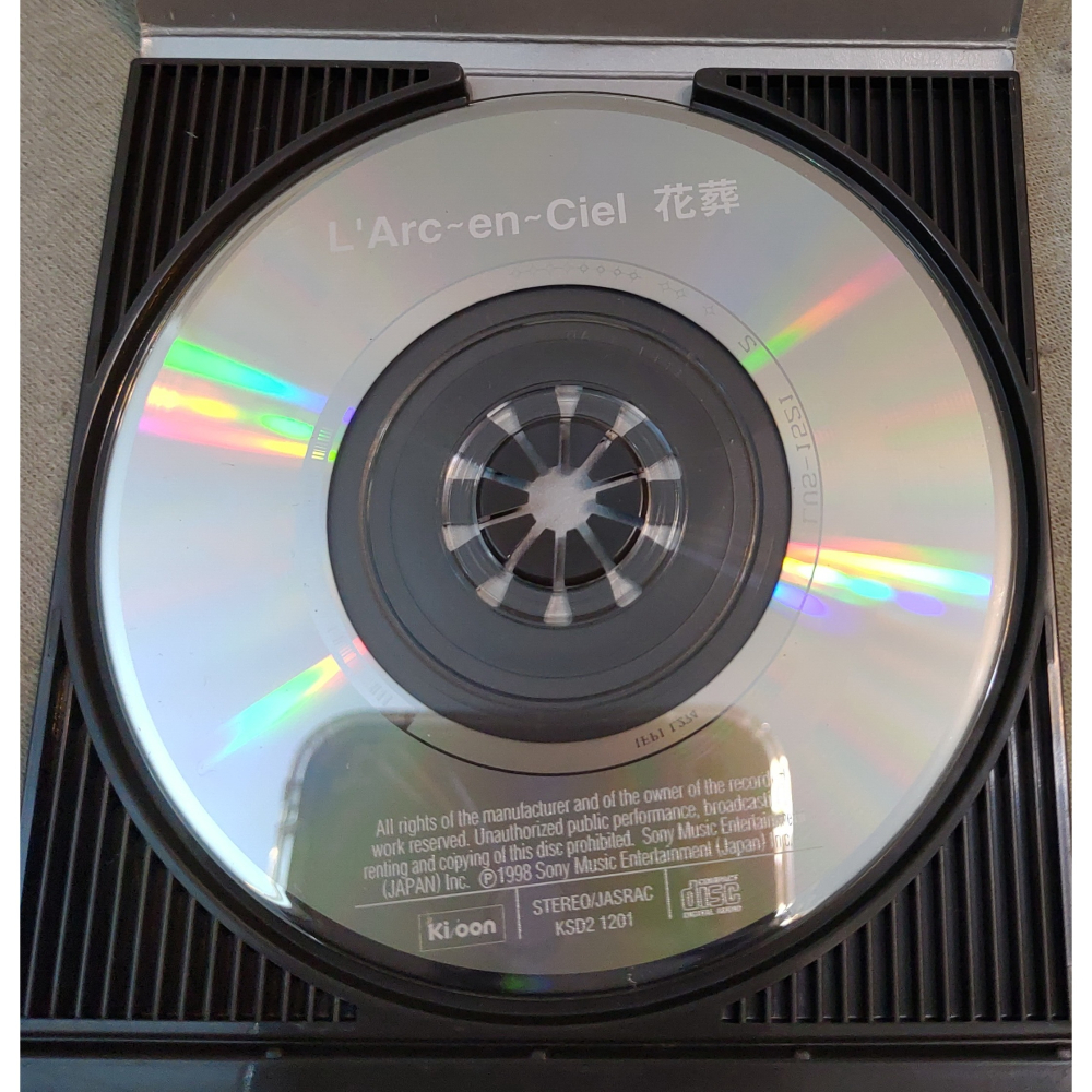 L＇Arc〜en〜Ciel(彩虹樂團) - 花葬   日版 二手單曲 CD-細節圖8