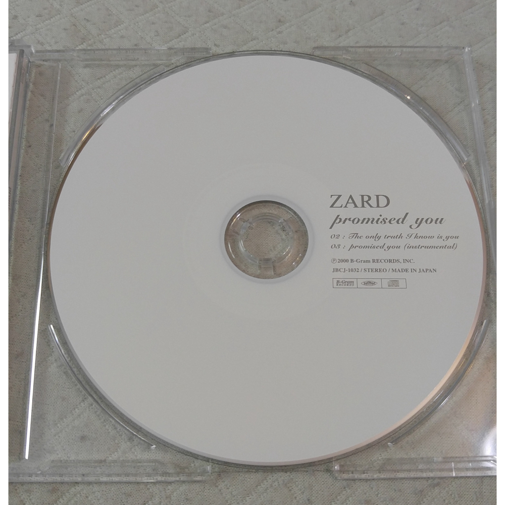 ZARD - promised you   日版 二手單曲 CD-細節圖4