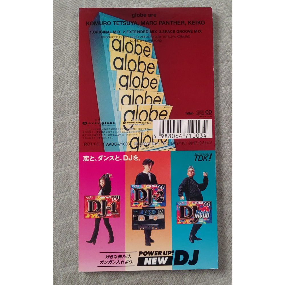 globe - SWEET PAIN   日版 二手單曲 CD-細節圖2