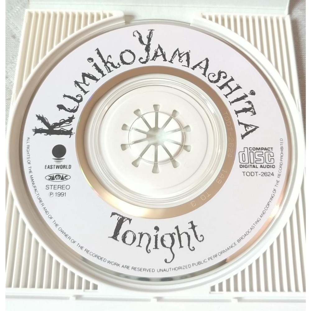 山下久美子 - TONIGHT   日版 二手單曲 CD-細節圖4