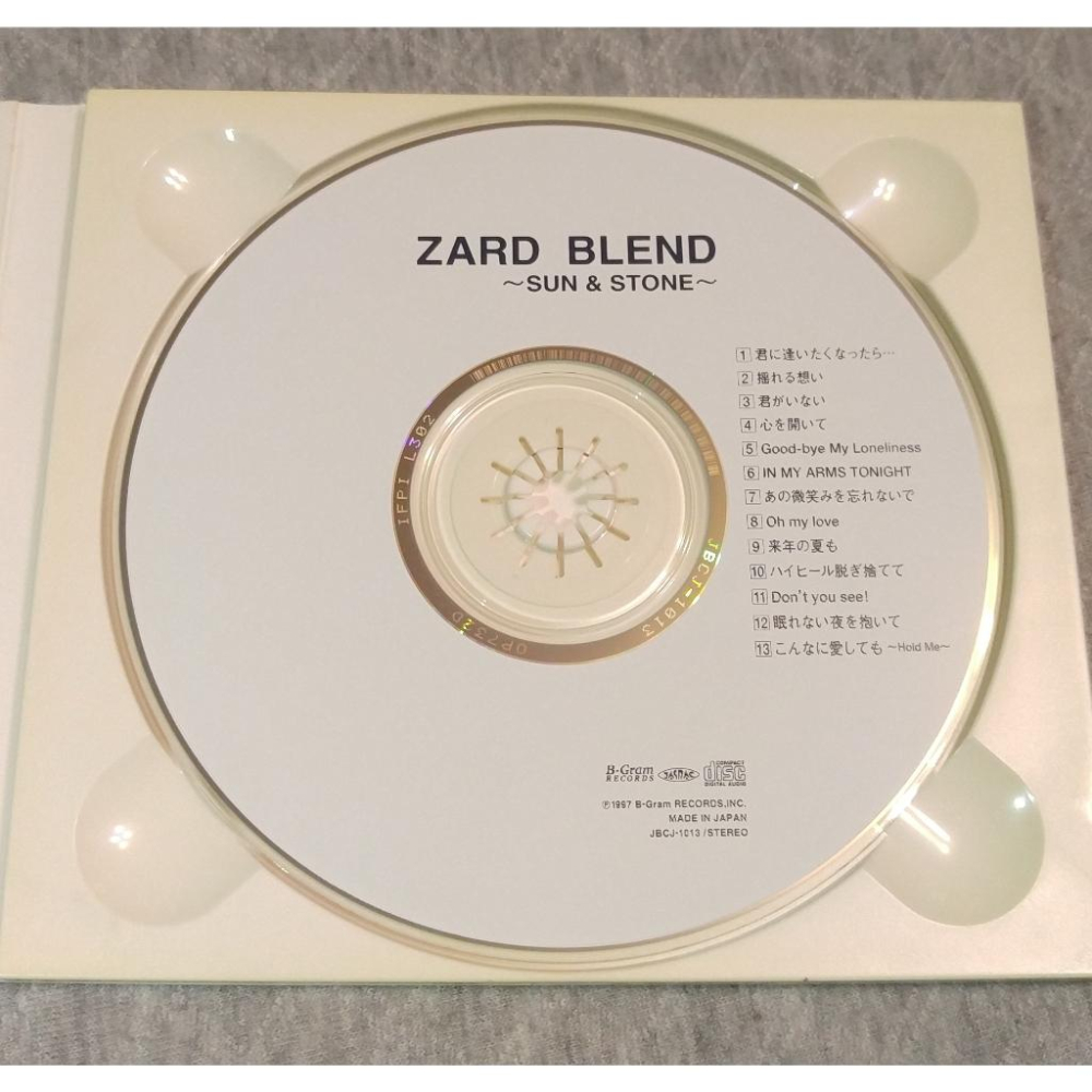 ZARD -  ZARD BLEND～SUN&STONE～   日版 二手 CD-細節圖5
