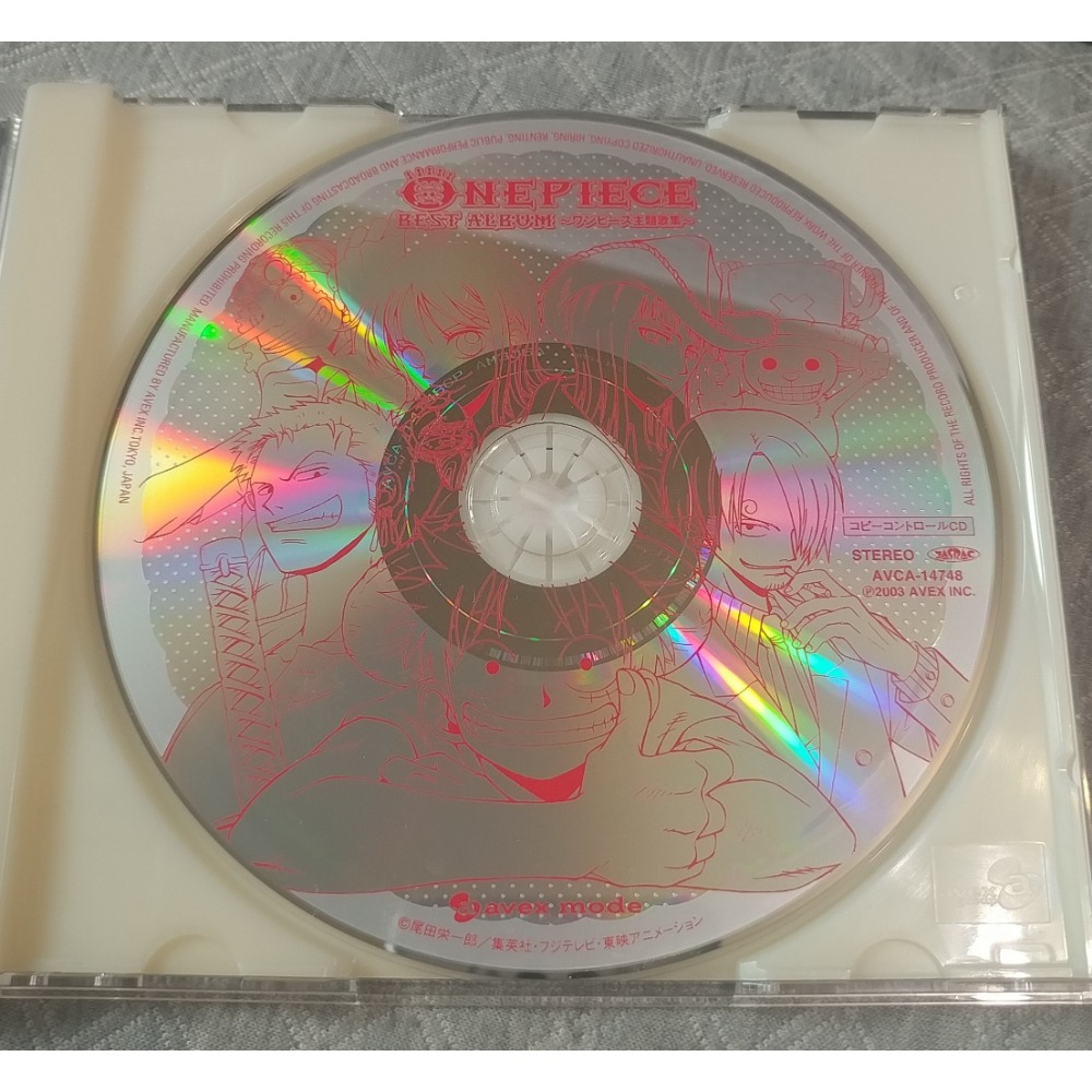 ONE PIECE BEST ALBUM 主題歌集 (海賊王 航海王 主題歌集)   日版 二手專輯 CD-細節圖4